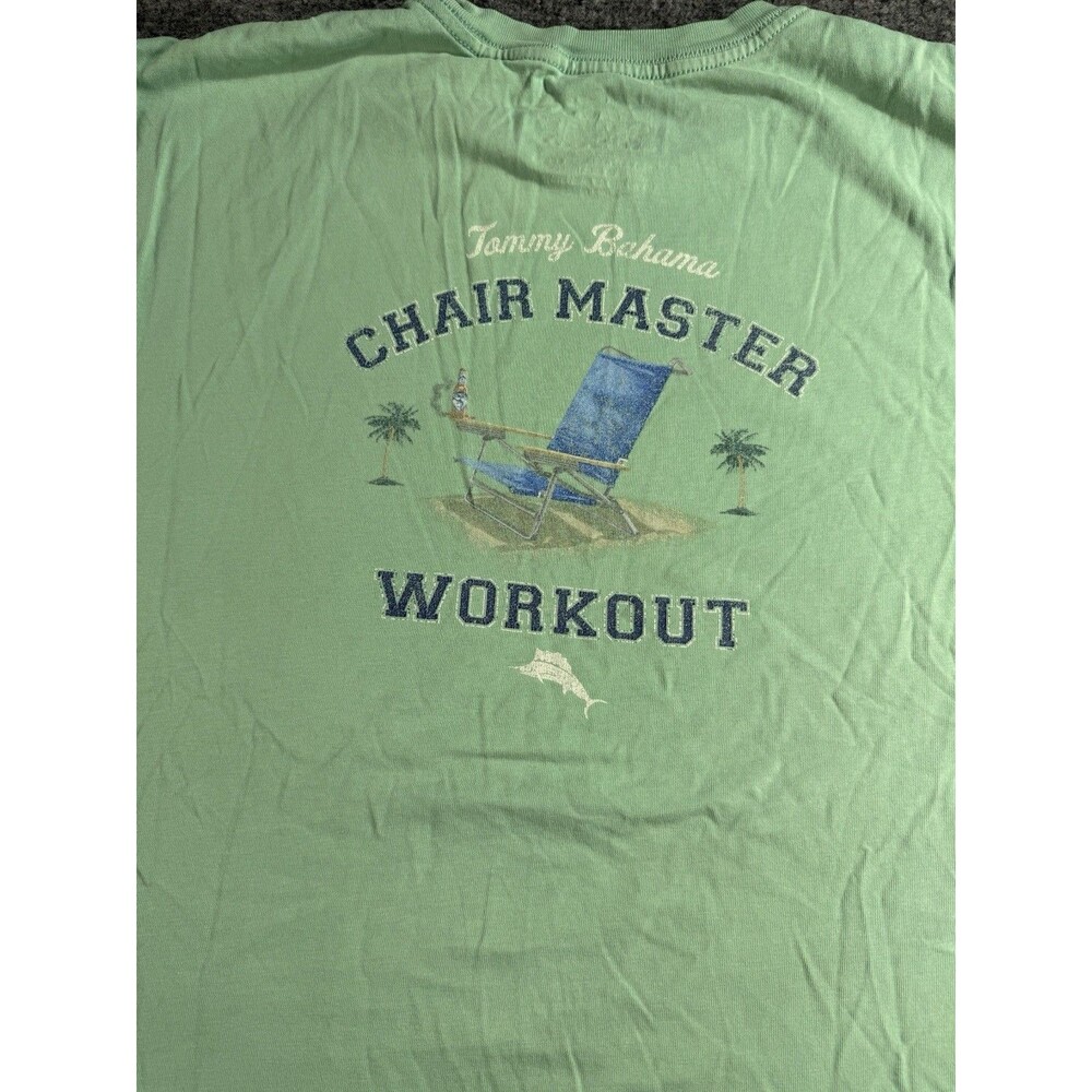 Tommy Bahama Men’s Green Short Sleeve T‑Shirt – Size XL – Cotton/Spandex –Casual - Picture 5 of 6